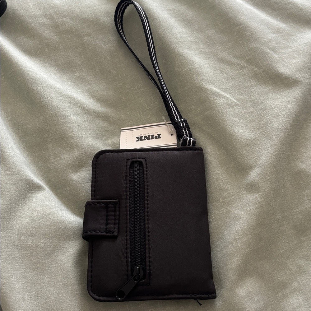 PINK Victoria's Secret Black Wallet with Strap - Picture 3 of 4
